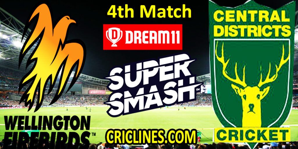 Today Match Prediction-Wellington Firebirds vs Central Districts-Super Smash T20 2021-22-4th Match-Who Will Win