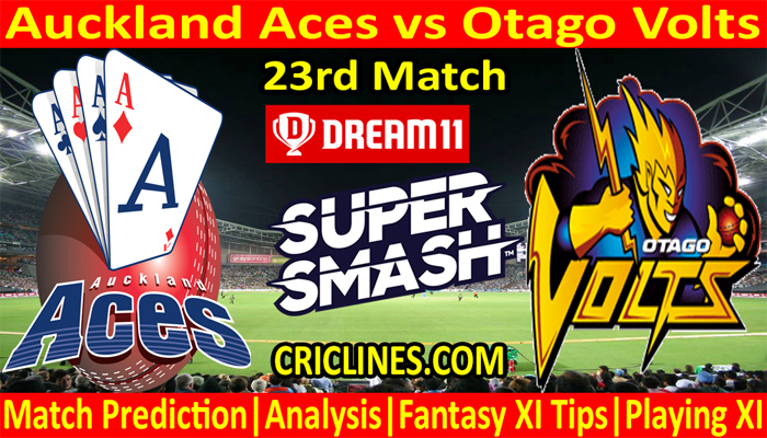 ACS vs OTV-Today Match Prediction-Super Smash T20 2021-22-23rd Match-Who Will Win