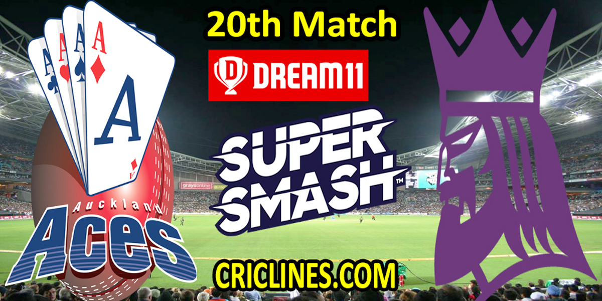 Auckland Aces vs Canterbury Kings-Today Match Prediction-Super Smash T20 2021-22-20th Match-Who Will Win