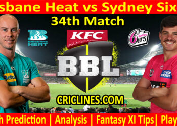BBH vs SYS-Today Match Prediction-BBL T20 2021-22-34th Match-Who Will Win