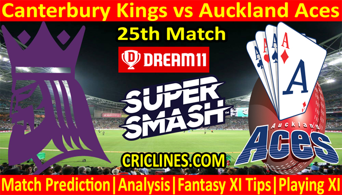 CKS vs ACS-Today Match Prediction-Super Smash T20 2021-22-25th Match-Who Will Win