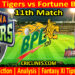 KTS vs FBL-Today Match Prediction-Dream11-BPL T20-11th Match-Who Will Win