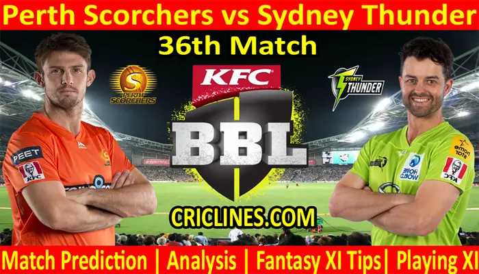 PRS vs SYT-Today Match Prediction-BBL T20 2021-22-36th Match-Who Will Win
