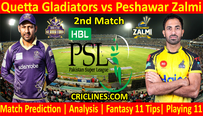 QGS vs PSZ-Today Match Prediction-PSL T20 2022-2nd Match-Who Will Win