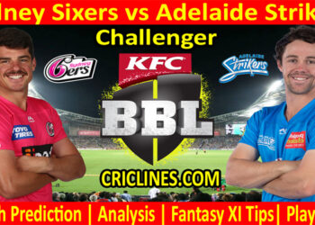SYS vs ADS-Today Match Prediction-BBL T20 2021-22-Challenger Match-Who Will Win