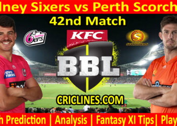 SYS vs PRS-Today Match Prediction-BBL T20 2021-22-42nd Match-Who Will Win