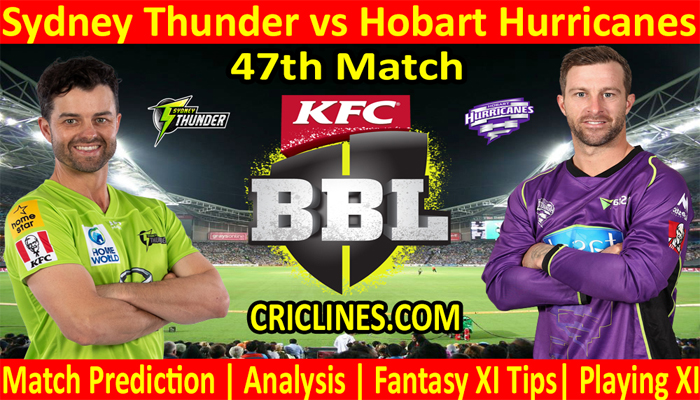 SYT vs HHS-Today Match Prediction-BBL T20 2021-22-47th Match-Who Will Win