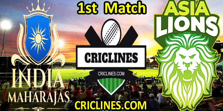 Today Match Prediction-India Maharajas vs Asia Lions-Legend League-1st Match-Who Will Win