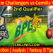 CCS vs CVS-Today Match Prediction-Dream11-BPL T20-2nd Qualifier Match-Who Will Win