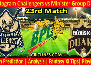 CCS vs MGD-Today Match Prediction-Dream11-BPL T20-23rd Match-Who Will Win