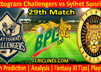 CCS vs SYS-Today Match Prediction-Dream11-BPL T20-29th Match-Who Will Win