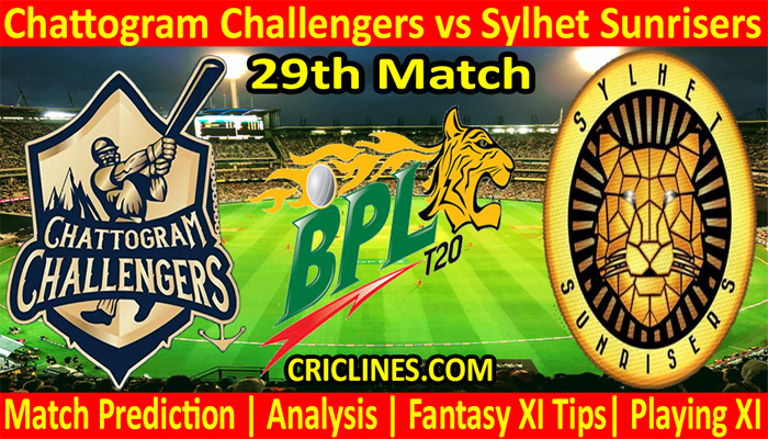 CCS vs SYS-Today Match Prediction-Dream11-BPL T20-29th Match-Who Will Win