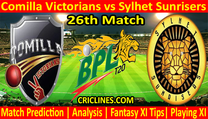 CVS vs SYS-Today Match Prediction-Dream11-BPL T20-26th Match-Who Will Win