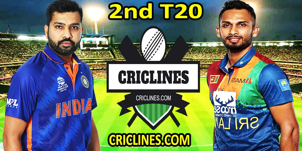 India vs Sri Lanka-Today Match Prediction-2nd T20 Match-2022-Who Will Win