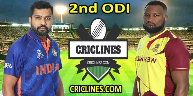 India vs West Indies-Today Match Prediction-2nd ODI Match-2021-Who Will Win