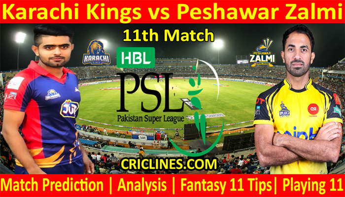KKS vs PSZ-Today Match Prediction-PSL T20 2022-11th Match-Who Will Win