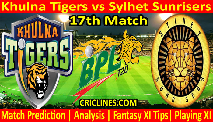 KTS vs SYS-Today Match Prediction-Dream11-BPL T20-17th Match-Who Will Win
