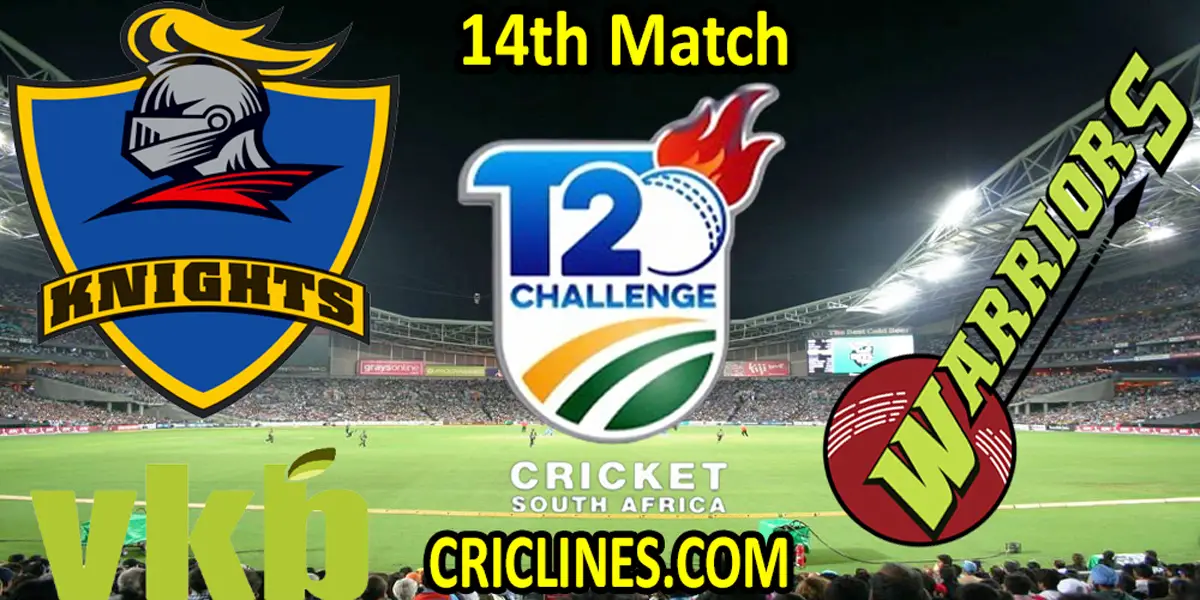 KTS vs WAR-Today Match Prediction-CSA T20 Challenge-14th Match-Who Will Win