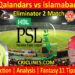 LQS vs ISU-Today Match Prediction-PSL T20 2022-Eliminator 2 Match-Who Will Win