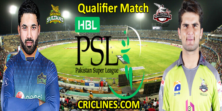 Multan Sultans vs Lahore Qalandars-Today Match Prediction-PSL T20 2022-Qualifier Match-Who Will Win