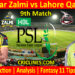 PSZ vs LQS-Today Match Prediction-PSL T20 2022-9th Match-Who Will Win