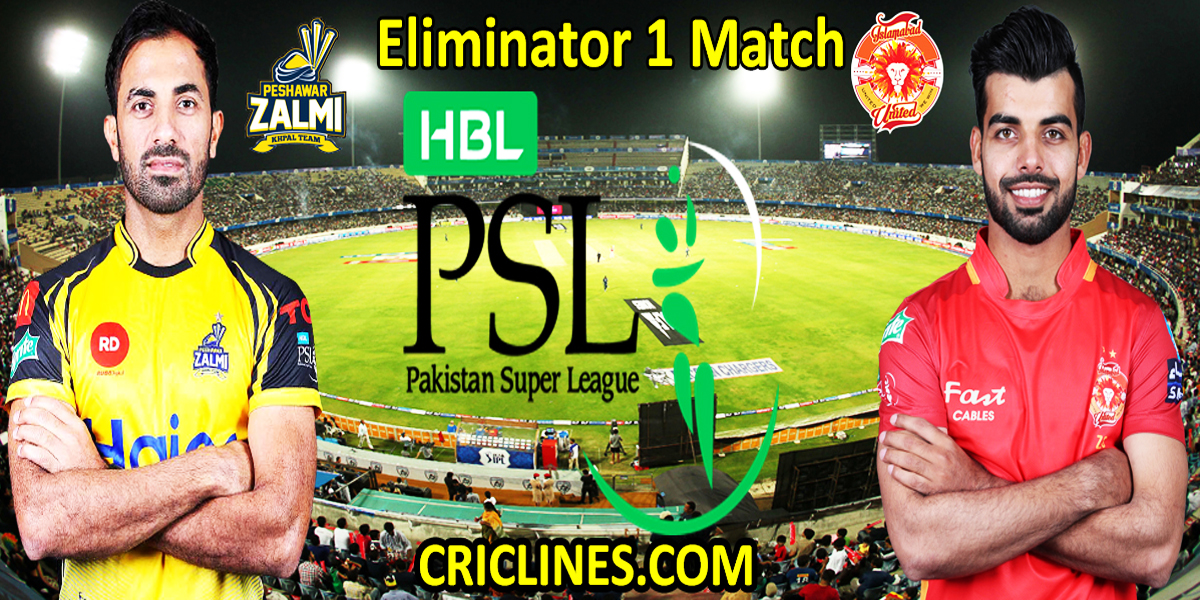 Peshawar Zalmi vs Islamabad United-Today Match Prediction-PSL T20 2022-Eliminator 1 Match-Who Will Win