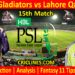 QGS vs LQS-Today Match Prediction-PSL T20 2022-15th Match-Who Will Win