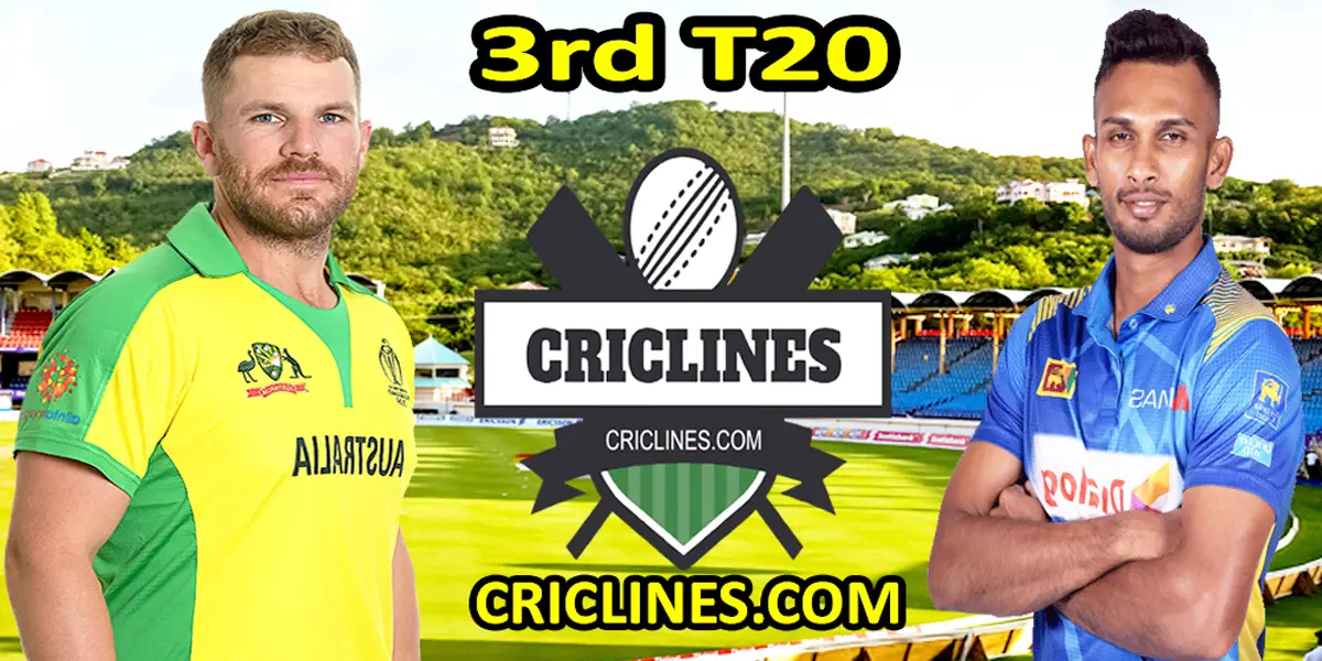 Today Match Prediction-AUS vs SL-3rd T20 2022-Who Will Win