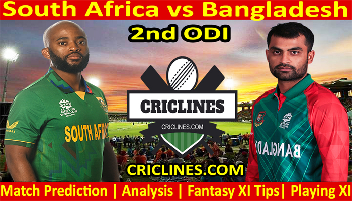 RSA vs BAN-Today Match Prediction-2nd ODI-2022-Who Will Win