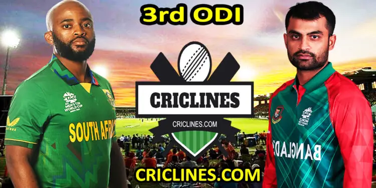 South Africa vs Bangladesh-Today Match Prediction-3rd ODI-2022-Who Will Win
