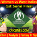 Today Match Prediction-AUSW vs WIW-Women ODI World Cup 2022-1st Semi Final Match-Who Will Win