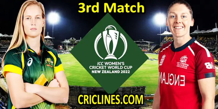 Today Match Prediction-Australia Women vs England Women-Women ODI World Cup 2022-3rd Match-Who Will Win