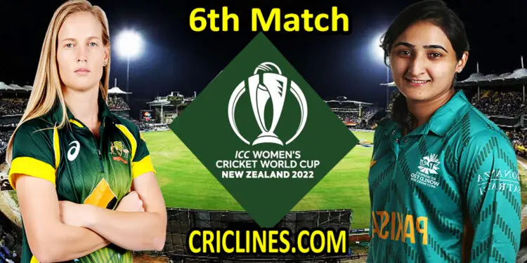 Today Match Prediction-Australia Women vs Pakistan Women-Women ODI World Cup 2022-6th Match-Who Will Win