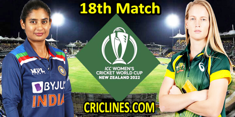 Today Match Prediction-India Women vs Australia Women-Women ODI World Cup 2022-18th Match-Who Will Win