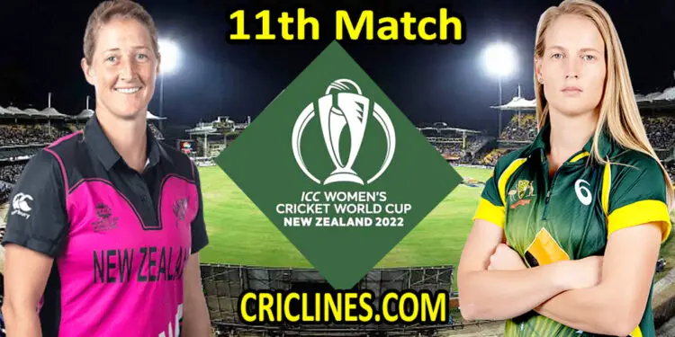 Today Match Prediction-New Zealand Women vs Australia Women-Women ODI World Cup 2022-11th Match-Who Will Win
