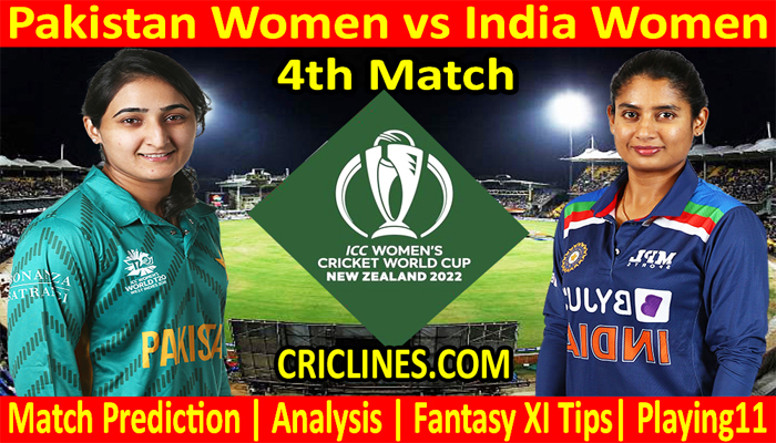 Today Match Prediction-PAKW vs INDW-Women ODI World Cup 2022-4th Match-Who Will Win
