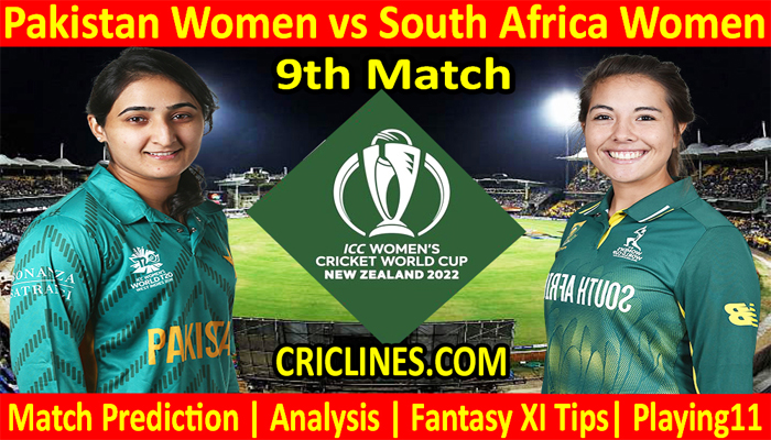 Today Match Prediction-PAKW vs RSAW-Women ODI World Cup 2022-9th Match-Who Will Win