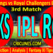 Today Match Prediction-PBKS vs RCB-IPL T20 2022-3rd Match-Who Will Win