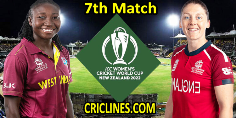 Today Match Prediction-West Indies Women vs England Women-Women ODI World Cup 2022-7th Match-Who Will Win