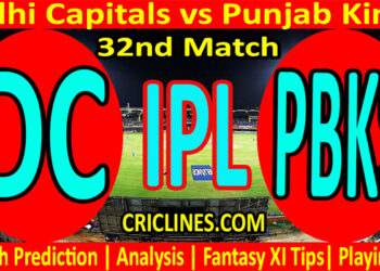Today Match Prediction-DC vs PBKS-IPL T20 2022-32nd Match-Who Will Win