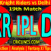 Today Match Prediction-KKR vs DC-IPL T20 2022-19th Match-Who Will Win
