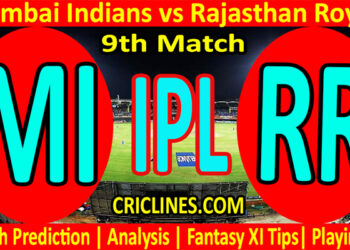 Today Match Prediction-MI vs RR-IPL T20 2022-9th Match-Who Will Win