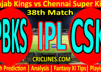 Today Match Prediction-PBKS vs CSK-IPL T20 2022-38th Match-Who Will Win