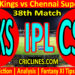 Today Match Prediction-PBKS vs CSK-IPL T20 2022-38th Match-Who Will Win