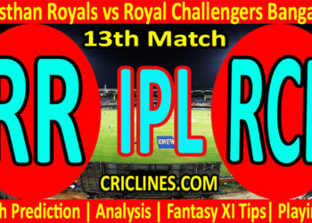 Today Match Prediction-RR vs RCB-IPL T20 2022-13th Match-Who Will Win