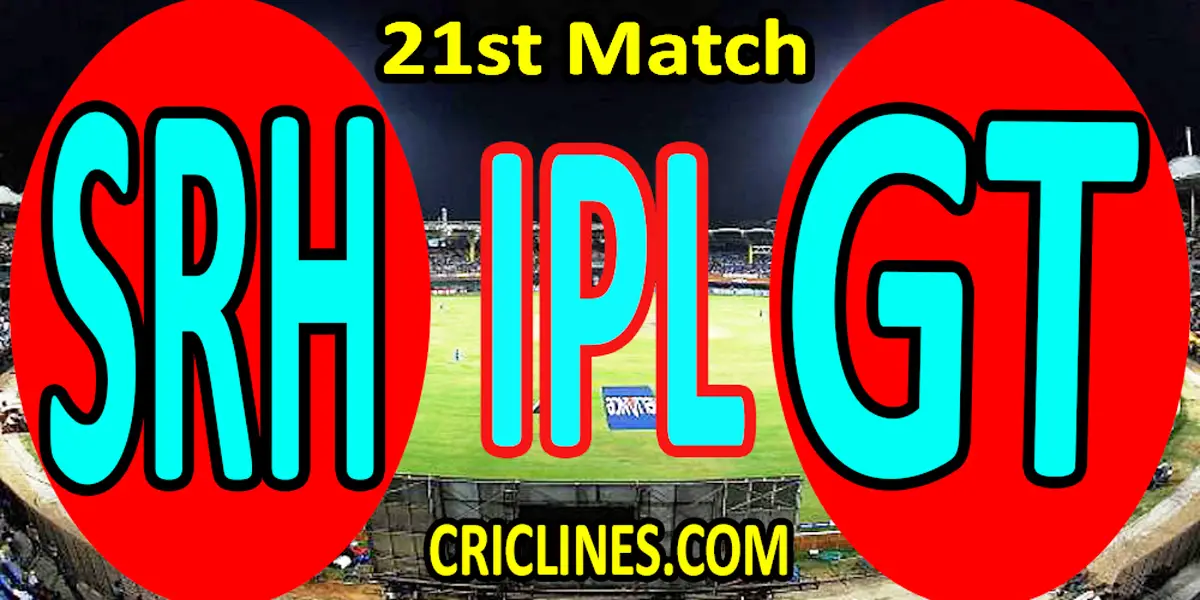 Today Match Prediction-Sunrisers Hyderabad vs Gujarat Titans-IPL T20 2022-21st Match-Who Will Win