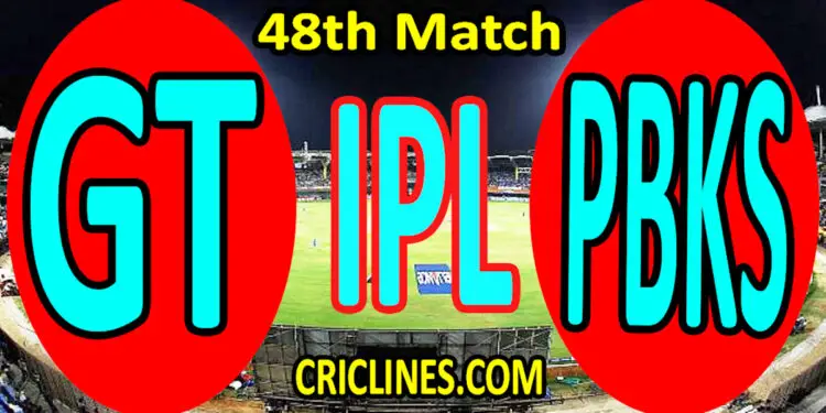 Today Match Prediction-Gujarat Titans vs Punjab Kings-IPL T20 2022-48th Match-Who Will Win
