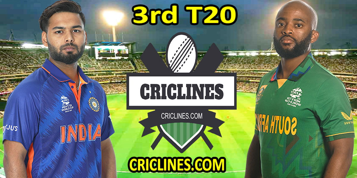 IND vs RSA-Today Match Prediction-3rd T20 Match-2022-Who Will Win