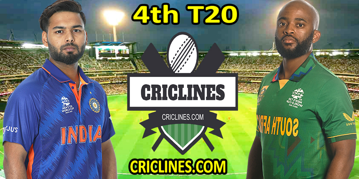 IND vs RSA-Today Match Prediction-4th T20 Match-2022-Who Will Win