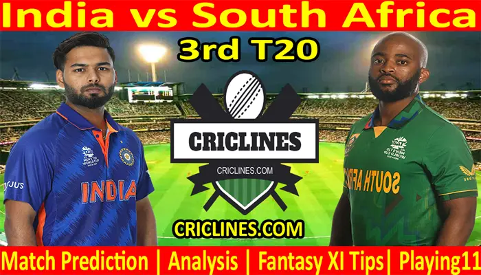 India vs South Africa-Today Match Prediction-3rd T20 Match-2022-Who Will Win